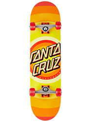 Santa Cruz Gleam Dot 8.0" compleet Skateboard Orange características