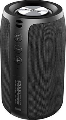 Altavoz Bluetooth Portátil, Altavoces Bluetooth Portátiles ZEALOT S32 Mini. Impermeable, 24 Horas de Reproducción, TWS Sonido Estéreo, Inalámbrico, So