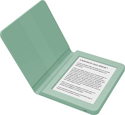 Bookeen Saga - Lector de Libros electrónicos (Pantalla táctil, 8 GB, Wi-Fi), Color Verde