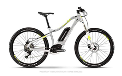 Haibike Sduro HardSeven Life 4.0 - Bicicleta eléctrica para mujer (27,5 pulgadas, talla M), color gris y amarillo en oferta