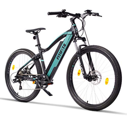 bicicleta eléctrica fitifito Copenhagen MT27,5 pulgadas mountainbike E-bike ,36v 250w Motor,13Ah 468Wh Lon de litio,21 Speed Shimano Gears,negro y gri precio