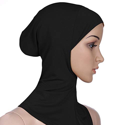 BESTOYARD Mujeres Ajustable musulmán Hijab Cuello Cubierta Bufanda Bonete Interior Hijab Tapa Cubierta Completa Hueso Dama islámica Musulmana Sombrero
