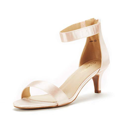 DREAM PAIRS Fiona Sandalias de Tacón Vestir Moda Punta Abierta para Mujer Champán 42 EU/11 US precio