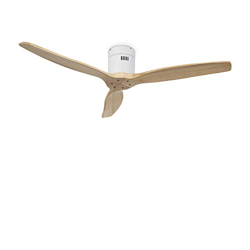 IKOHS WINDCALM DC-MW - Ventilador Techo Función Invierno - Verano Ultrasilencioso (Blanco y Madera Natural) en oferta