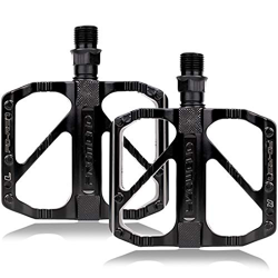 Owoda Pedales Bicicletas, Plataforma Bicicleta de Aluminio de 9/16 Pulgadas con Rodamientos Sellados, Antideslizante y Duradero, Adecuado para Bicicle precio
