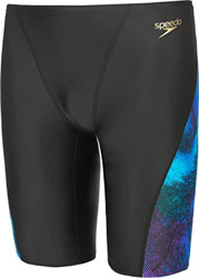 Speedo Allover V-Cut Jammer Am Bañador, Hombre, Black/Violet/Pool, 34 características