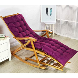 shcc Silla Mecedora, Silla Plegable Reclinable Silla Mecedora De Madera, Silla Plegable Multifuncional Moon Lounge para Playa JardíN Terraza Camping R en oferta