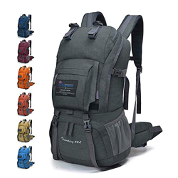 MOUNTAINTOP Mochila de Senderismo 40 litros Impermeable Mochila Trekking Mochila al Aire Libre Escalada Deporte Viajes Acampadas con Cubierta de Lluvi precio