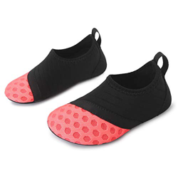 JOINFREE Chicas Calcetines de baño de Color Rosa y Negro Zapatillas de Piscina para Parques acuáticos Negro Rosa 18-37 EU precio
