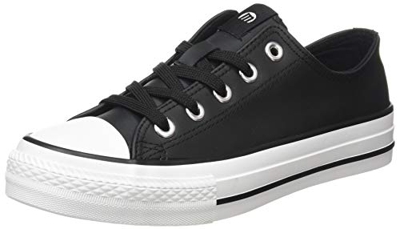 Mustang TEMI, Zapatillas Deportivas para Mujer, Action PU Negro, 37 EU