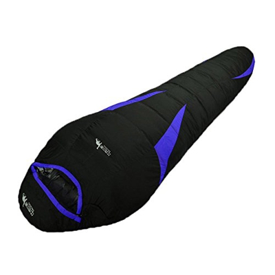 emansmoer frío resistente al agua exterior plumón de pato – Saco de dormir, portátil para Camping Senderismo, unisex, New,functional,outdoor,sport Sty