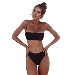 NPSJYQ Conjunto De Bikini para Mujer Traje De BañO De Vendaje Bandeau Push-Up Traje De Playa Elegante Sexy Nuevo Ropa De BañO Vacaciones Verano Multic precio
