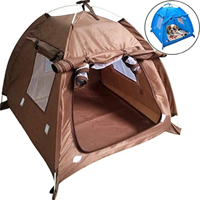 Da Jia Inc - Tienda de campaña plegable para perros/gatos/gatitos, impermeable, portátil, para interiores y exteriores