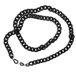 Sharplace 1 unds Cadena para Gafas de Lectura Anteojos Colgante en Cuello Mujeres - Negro, 75cm características