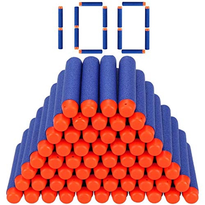 StillCool Nerf Dardos, 100 Pezas 7,2cm Espuma Suave Dardos Recarga Bala Blasters para Nerf N-Strike Elite Serie Niños Juguete Pistola Bullet Munición