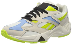 Reebok AZTREK 96, Gymnastics Shoe Womens, Stucco/Fluid Blue/Semi Solar Yellow, 38.5 EU en oferta