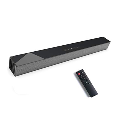 Barras de Sonido para TV, Bluetooth 5.0, Profesional Sonido Envolvente Altavoz para TV/Home Cinema, Apoyo HDMI/Coaxial/AUX/óptico/USB, Compatible para