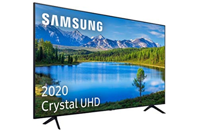 Samsung Crystal UHD 2020 43TU7095 - Smart TV de 43" con Resolución 4K, HDR 10+, Crystal Display, Procesador 4K, PurColor, Sonido Inteligente, Función