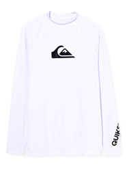 Quiksilver All Time-Licra De Manga Larga con Protección Solar UPF 50 para Hombre, White, XL precio