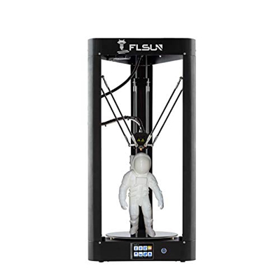 FLSUN QQ-S 90% Pre-assembled Delta 3d Printer Printing Size Φ255X360mm Lattice glass platform Auto Leveling Touch Screen