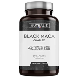 Maca Negra Andina equivalente a 24.000mg por cada dosis de 1200mg con L-Arginina, Zinc y Vitaminas B6 B12 | 120 cápsulas vegetales de Maca altamente c precio