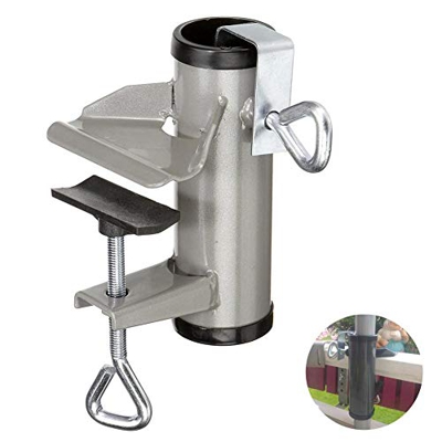Abrazadera De Metal Para Sombrilla De Jardín, Soporte Para Sombrilla Que Ahorra Espacio Abrazadera De Sombrilla Base De Sombrilla De Balcón Para Sombr