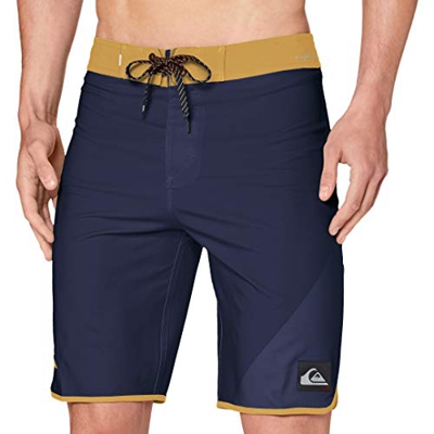 Quiksilver Highline New Wave 20"-Boardshorts para Hombre, Parisian Night, 38