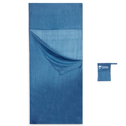 Vagabag - Saco Sábana de Dormir - Sábana de Seda Ultraligera - cómoda y Suave: 100% Seda Natural - Compartimento para Almohada - para Acampada y Cualq precio