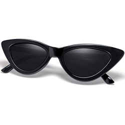 Joopin Gafas de Sol Ojo de Gato Polarizadas Protección UV Retro Vintage Gafas de Cateye Para Mujer Negras en oferta