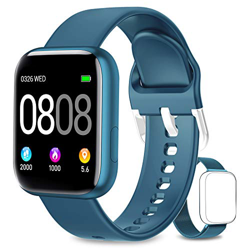 Detalles de la oferta de AIMIUVEI Smartwatch, Reloj Inteligente Mujer Hombre IP67 con Pulsómetro, 1.4 Inch Smartwatch Presión Arterial Monitor de Sueño GPS Podómetro Pulsera A AIMIUVEI Smartwatch, Reloj Inteligente Mujer Hombre IP67 con Pulsómetro, 1.4 Inch Smartwatch Presión Arterial Monitor de Sueño GPS Podómetro Pulsera A características