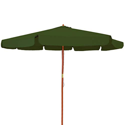 Parasol de jardín Plegable de Madera Verde de 350 cm Garden - LOLAhome características