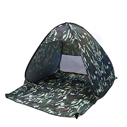 B-D 2 Personas Tienda De Campaña Portátil De La Playa, La Tienda Impermeable Y Transpirable Shade, para Beach Festival, Incluye Accesorios,Camuflaje en oferta