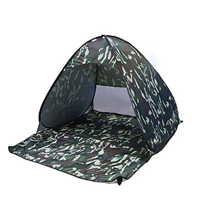 B-D 2 Personas Tienda De Campaña Portátil De La Playa, La Tienda Impermeable Y Transpirable Shade, para Beach Festival, Incluye Accesorios,Camuflaje