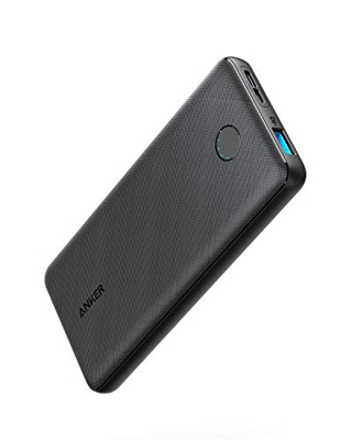 Anker PowerCore Slim 10000, batería Externa Ultrafina, compacta de 10000 mAh, tecnología de Carga PowerIQ de Alta Velocidad y VoltageBoost, batería Ex