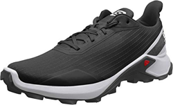 Salomon Alphacross, Zapatillas De Trail Running para Hombre, Negro (Black/White/Monument), 46 EU en oferta