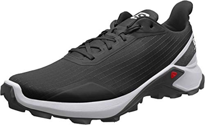 Salomon Alphacross, Zapatillas De Trail Running para Hombre, Negro (Black/White/Monument), 46 EU