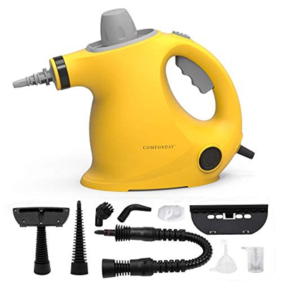 Limpiador de vapor – limpiadores de vapor a presión de mano multiusos con 9 piezas accesorios para eliminación de manchas, alfombras, cortinas, contro