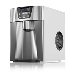 Klarstein Ice Volcano 2G - Máquina de cubitos hielo, Tanque 2 litros de capacidad, Duración de la producción 6-12 min, Cubos de 2 tamaños, Motor silen en oferta