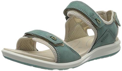 ECCO CRUISEII, Sandalia con Pulsera para Mujer, Turquesa (Trellis/Popcorn 51732), 39 EU