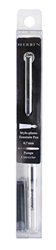 Herbin 22100T - Pluma estilográfica con bomba (0,7 mm, cuerpo transparente, incluye bomba y cartucho de tinta) en oferta