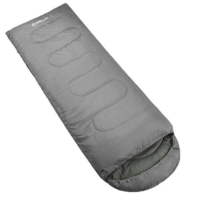 KingCamp Saco de Dormir Ultraligero Rectangular Grande Individual para Adultos Camping Montaña Portátil Bolsa de Compresión Verano
