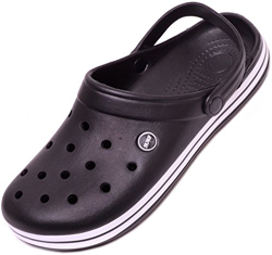 Absolute Calzado Hombre Verano/Vacaciones/Playa/Piscina/Jardín Deslizamiento En Sandalias/Zapatos/Zuecos, color Negro, talla 40 2/3 EU características