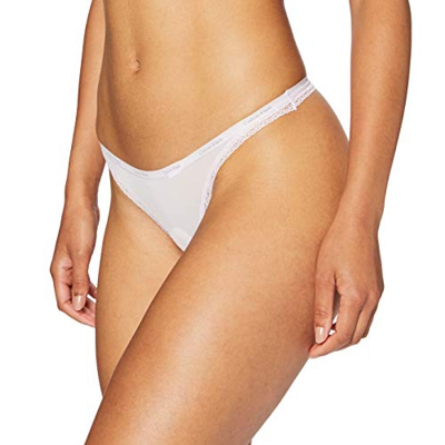 Calvin Klein Thong Tanga, Rosa (Charm Chm), (Talla del Fabricante: Medium) para Mujer