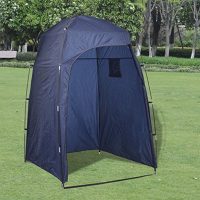 Festnight Tienda de Campaña para Ducha/WC/Vestidor - Color de Azul, 130x130x210 cm