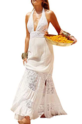 AiJump Vestido Bohemia de Playa Kaftan Kimono Pareos Cover Ups para Mujer en oferta