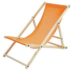 Albatros Tumbona Sun, Naranja, Plegable, Silla de Playa, Madera, terraza Exterior precio
