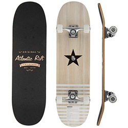 Deuba Monopatín Atlantic Rift Naranja Skateboard de Madera Actividad Exterior 80cm Antideslizante Ruedas ABEC 9 Deporte en oferta
