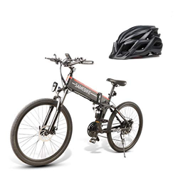 Bicicletas Eléctricas Plegable para Adultos 48V 500W 10AH Bicicleta de Montaña Eléctrica 21 Velocidades Carga Máxima 150kg con Instrumento LCD Central características