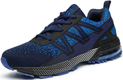 Zapatillas para Correr con Amortiguación Zapatillas para Zapatos de Running Zapatillas Ligero de Carretera al Aire Libre Transpirable para Hombres Azu precio