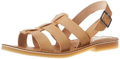 Kickers Tinou, Sandalias con Correa de Tobillo para Mujer, Beige (Chair 115), 40 EU